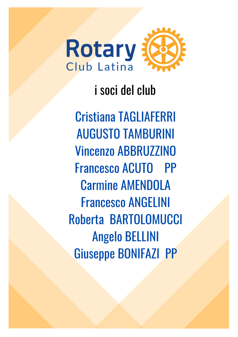 Soci Rotary Club Latina